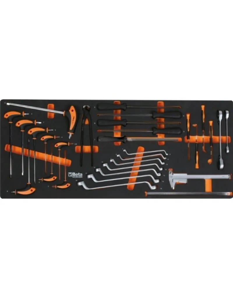 BETA BETA BW 2400 XL9/E  XXL GEREEDSCHAPWAGEN MET EEN 716 DELIG ASSORTIMENT ORANJE .GRIJS ,ROOD