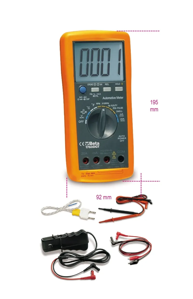 Beta Digitale automotive multimeter 1760DGT – 017600005