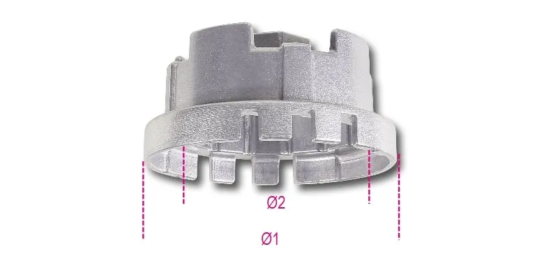 Beta Oliefilter dopsleutels voor Aziatische wagens 1493AL/4S 70 – 014930304