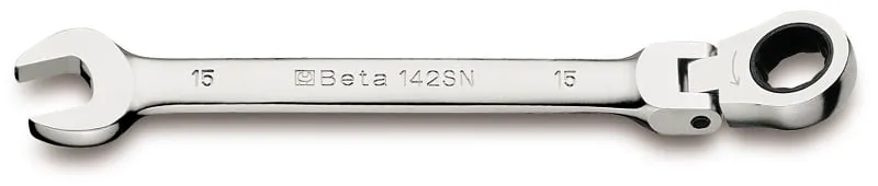 Beta Omschakelbare ratelringsteeksleutel met kniegewricht 142SN 14 – 001420214