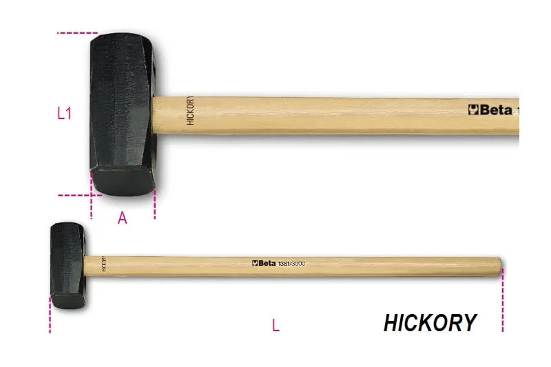Beta Voorhamers hickory steel 1381 8000 – 013810080