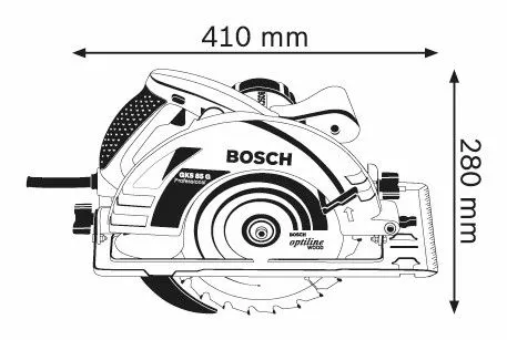 BOSCH GKS 85 G CIRKELZAAGMACHINE IN DOOS  060157A900