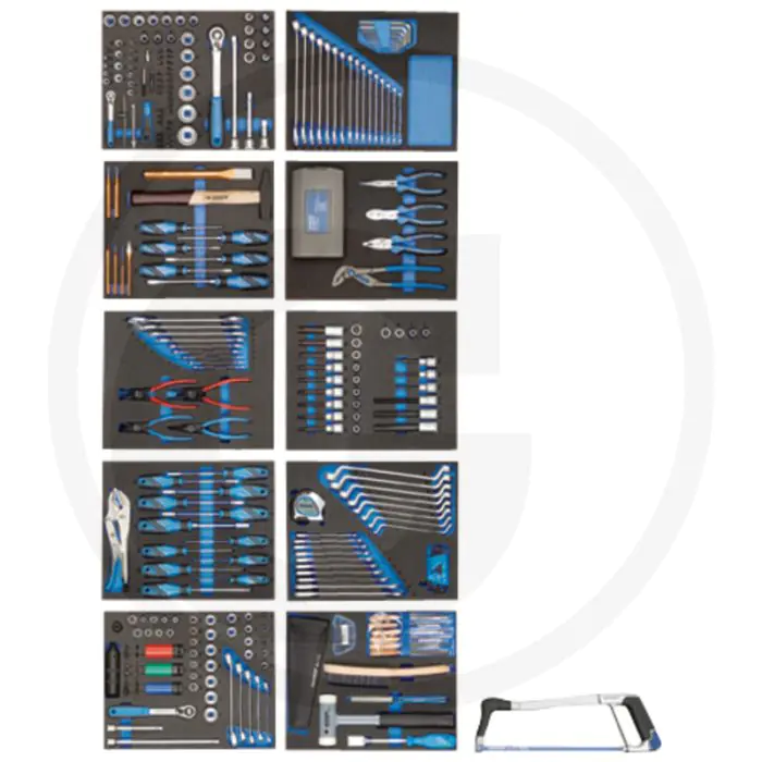 Gedore 308-delig gereedschapsassortiment in check-tool-module
