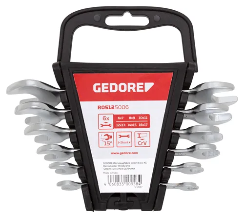 GEDORE RED R05125012 | DUBBELE STEEKSLEUTELSET | KORT | 632 MM | 12DELIG – 3300961
