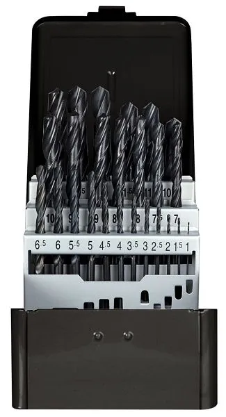 GEDORE RODE SPIRAALBORENSET, OPGEROLD, 25DELIG, 3301611