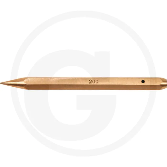 Ks tools bronzeplus spitzmeißel, 400mm - vonkvrij, corrosiebestendig, 6-kant