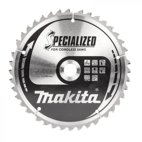 MAKITA B20694 AFKORTZAAGBLAD HOUT  190X20X1,4MM