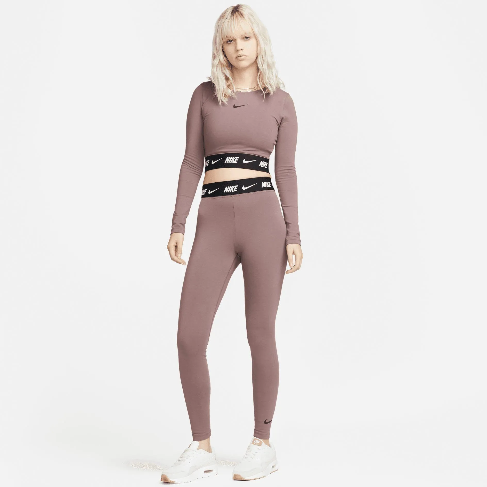 Nike Sportswear Shirt met lange mouwen W NSW CROP TAPE LS TOP