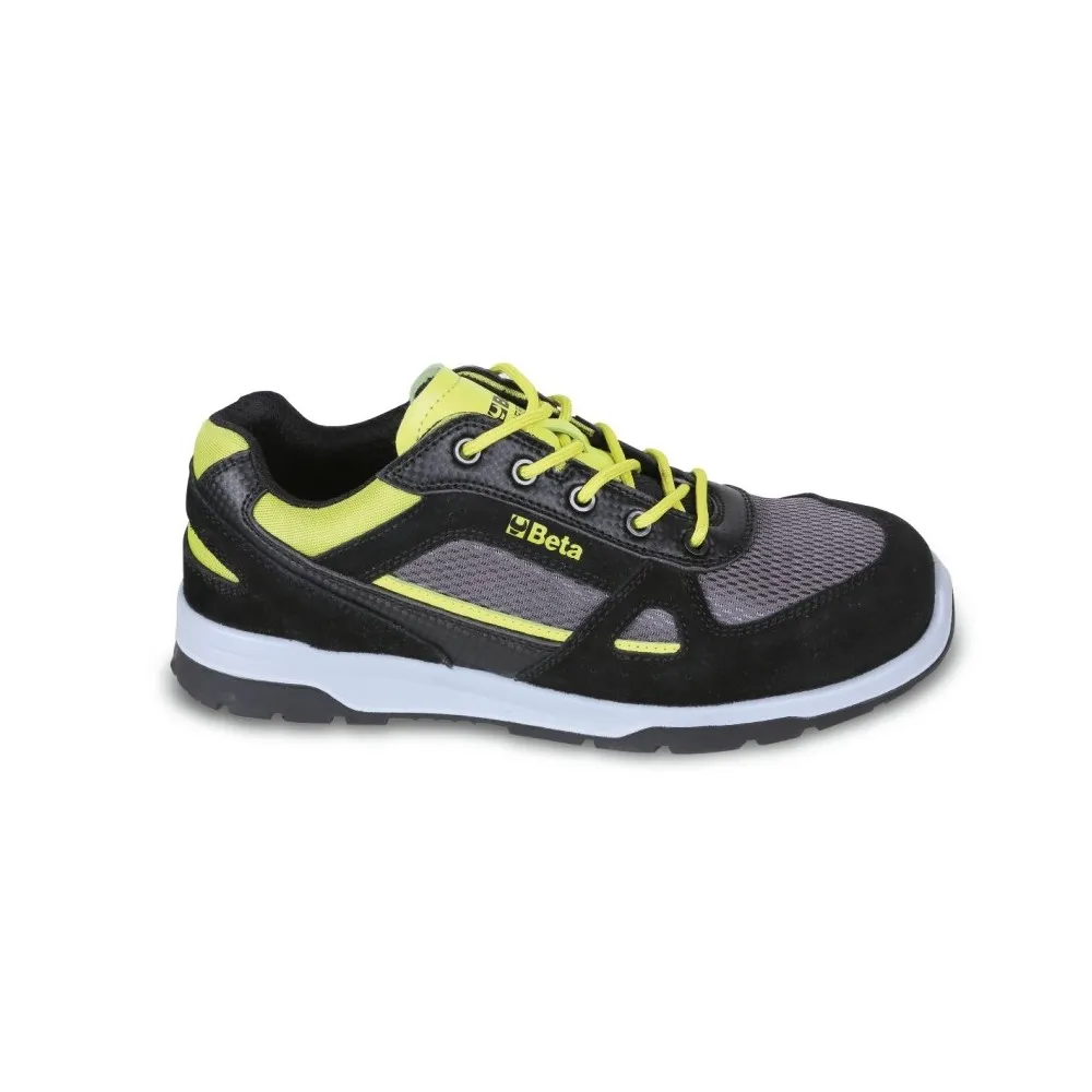 SUEDE SCHOEN MET NYLON NET EN KOOLSTOF INZETSTUKKEN  BETA 7314AF