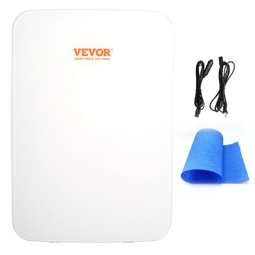VEVOR 10 L / 12 BLIKJES MINIKOELKAST, 2 IN 1 KLEINE KOELKAST KOEL EN VERWARMINGSFUNCTIE, SLOT COMPACTE DRANKKOELKAST 9V DC / 22