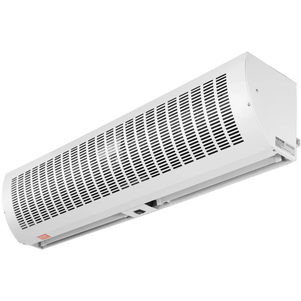 VEVOR 1,2 m luchtgordijn voor binnen, 2 snelheden, 2802 m3/u, wandgemonteerd luchtgordijn voor deuren, bovendeurventilator met z