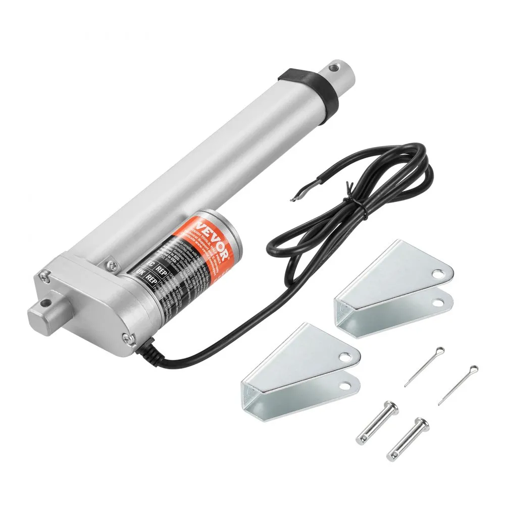 VEVOR 1500N Lineaire actuator DC 12V Lineaire aandrijving IP54 Elektrische lineaire motor 150 mm Slaglengte Geluidsniveau ≤60 dB