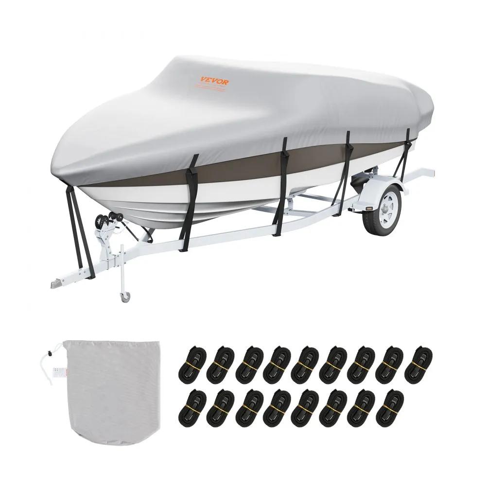 VEVOR BOOTZEIL BOOTZEIL, 701731 CM DEKZEIL OPBLAASBARE BOOT 600D OXFORD STOF BOOTZEIL MET OPBERGTAS 435 X 300 MM, VISSERSBOOT B