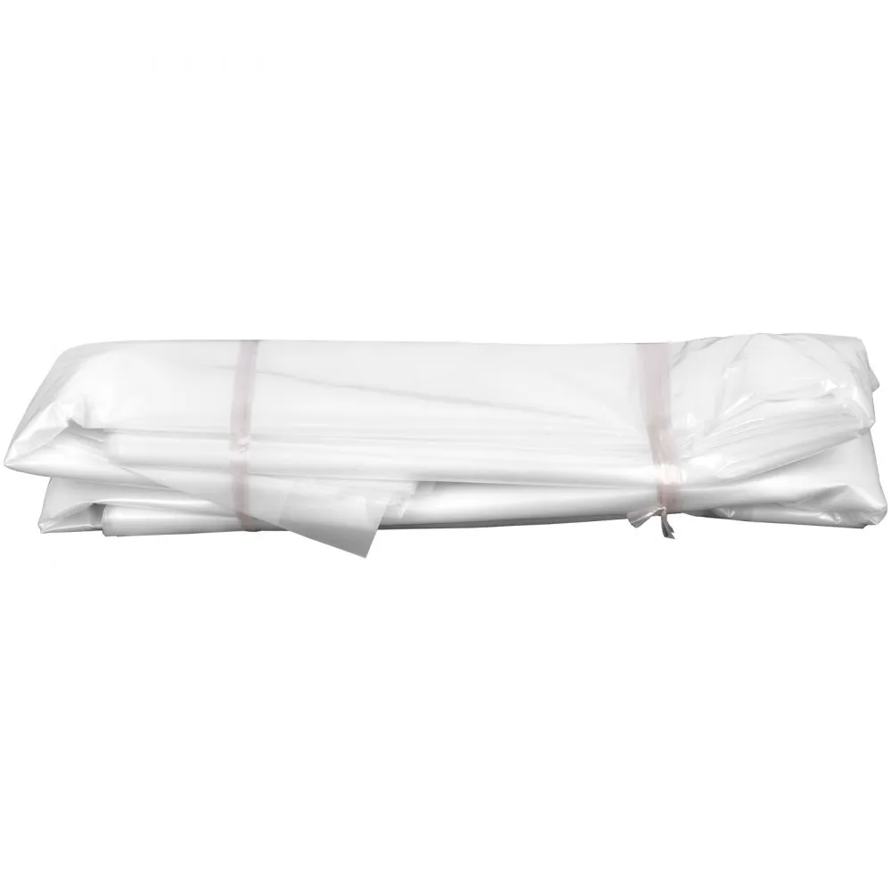 VEVOR BROEIKAS FOLIE, 15 X 40 FT. FOLIETUNNEL, POLYETHYLEEN TOMATENKAS FOLIE, 6 MIL DIKTE KWEEKBED AFDEKKING TUINFOLIE, UVBESTE