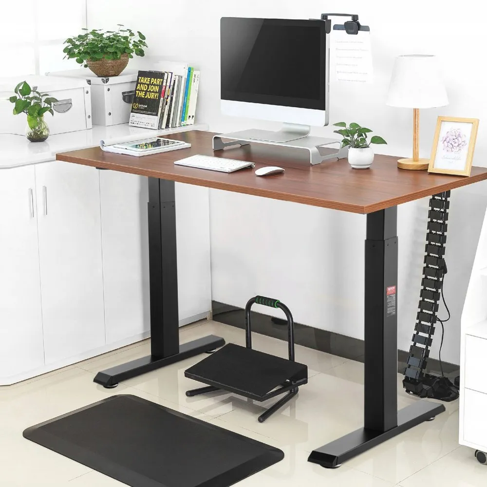 VEVOR BUREAUFRAME MET DUBBELE MOTOR, VERSTELBARE HOOGTE 70117 CM EN LENGTE 110178 CM, ELEKTRISCH TAFELFRAME, ERGONOMISCHE DOE