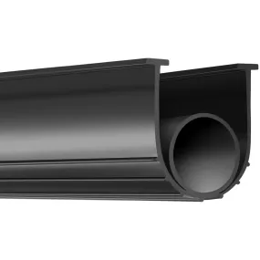 VEVOR deurafdichting, garagedeurrubbers, 3 m, rubberen afdichtstrips, bescherming tegen lucht, vocht en stof, deurafdichting, de