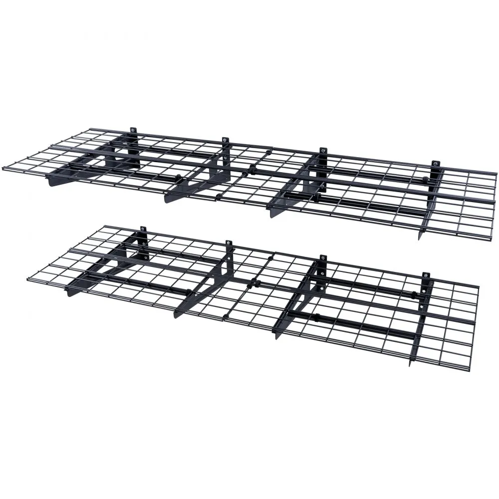 VEVOR garageplank 1830 x 620 x 200 mm gereedschapsopslag 227 kg per laag gereedschapshouder muur 183 x 61 cm plankruimte opbergp
