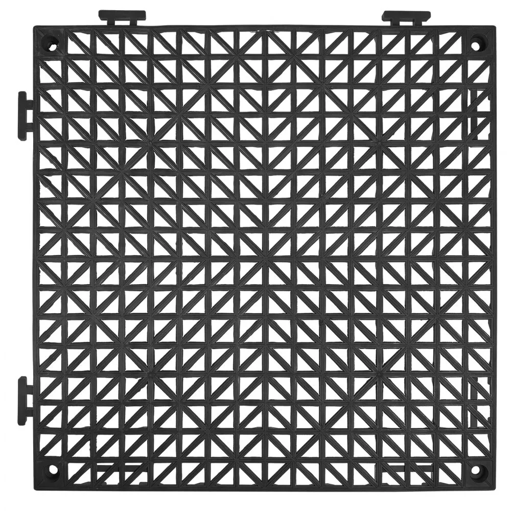 VEVOR in elkaar grijpende tegels 50 stuks vloertegels drainage vloertegels, vloertegels 30 x 30 cm buiten vierkante vloertegels 