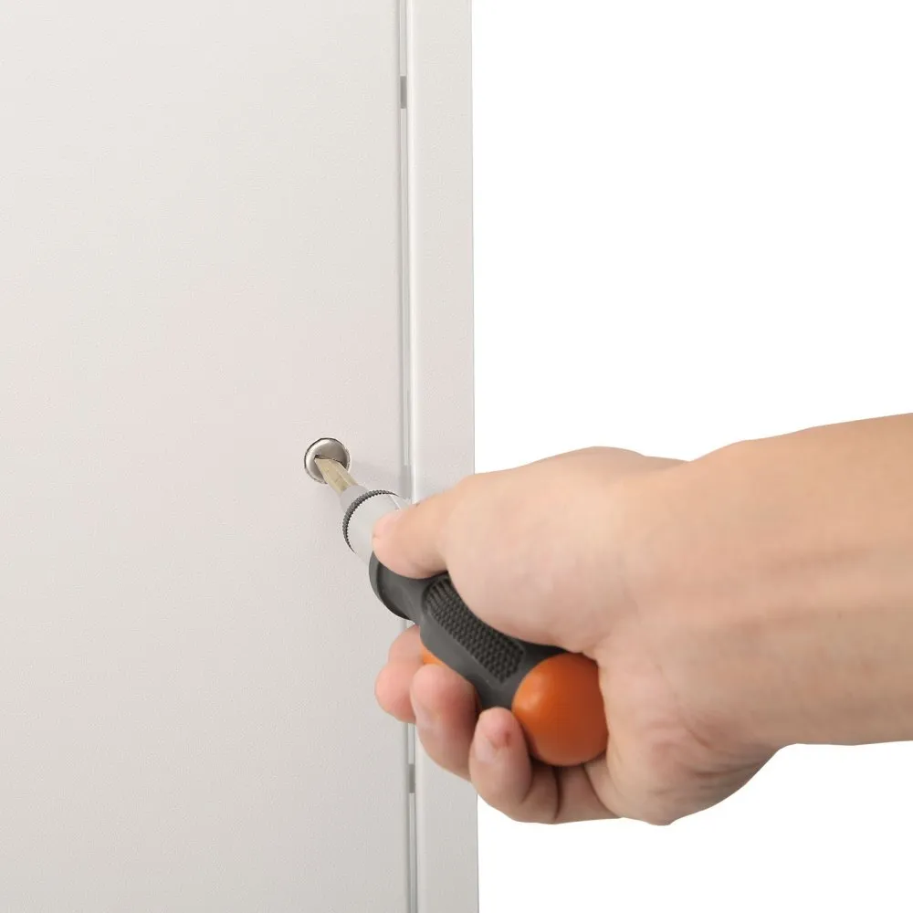 VEVOR inspectieklep 613 x 613 mm inspectiedeur gipsplaat van verzinkt plaatstaal, 165° werkgebied onderhoudsklep inbouw inspecti
