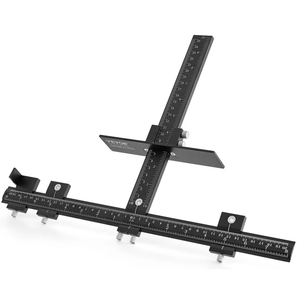 VEVOR KASTHARDWAREMAL VERSTELBARE PONSLOCATOR 025 CM VERTICAAL, KASTHARDWAREMAL 020 CM HORIZONTAAL BOORGELEIDER PONSLOCATOR AL