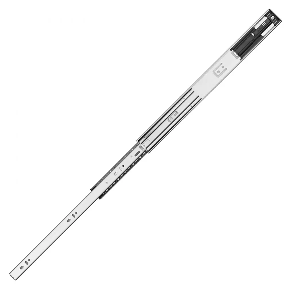 VEVOR ladegeleiders 10 paar kogelgeleiders 457,2 mm stille zachtsluitende 45,4 kg zijmontage stalen geleiderail volledig uittrek