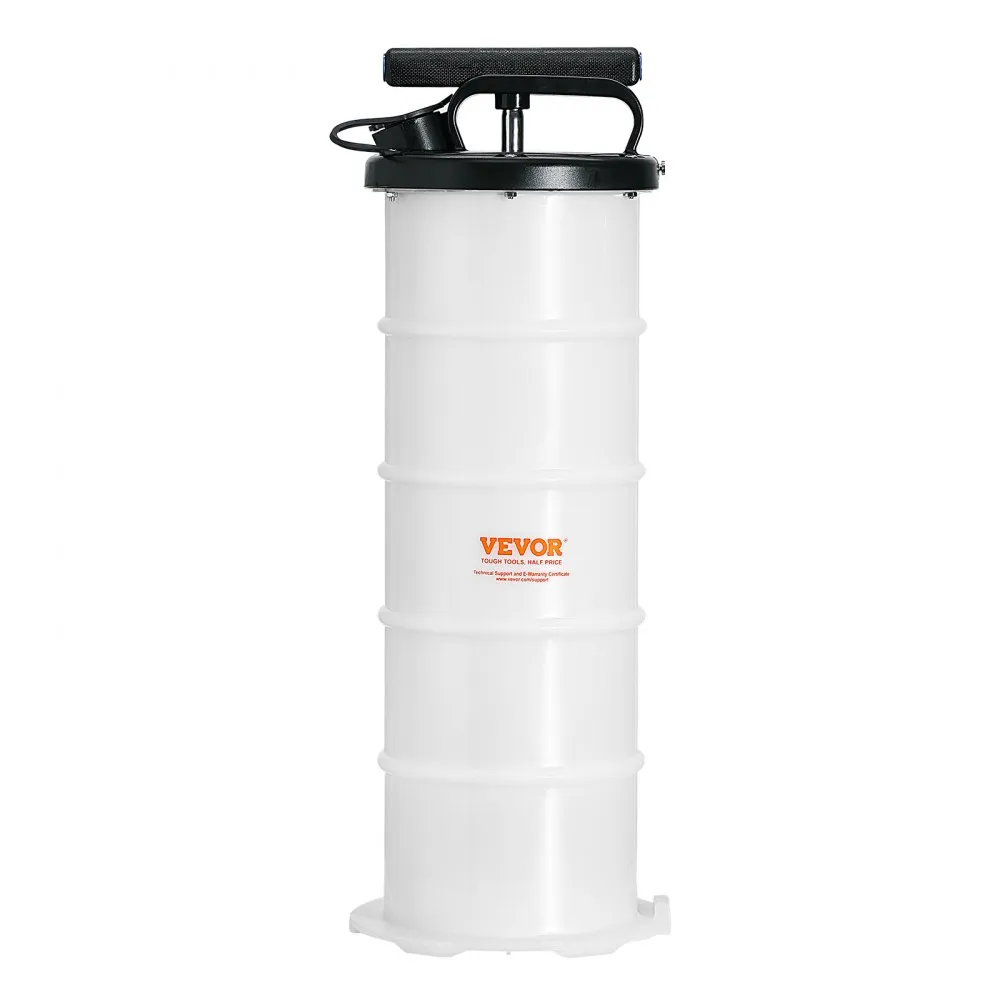 VEVOR oliezuigpomp 6,5L handmatig oliezuigapparaat Ø200x550mm oliewisselpomp autozuigpomp handpomp vloeistofzuigpomp geschikt vo