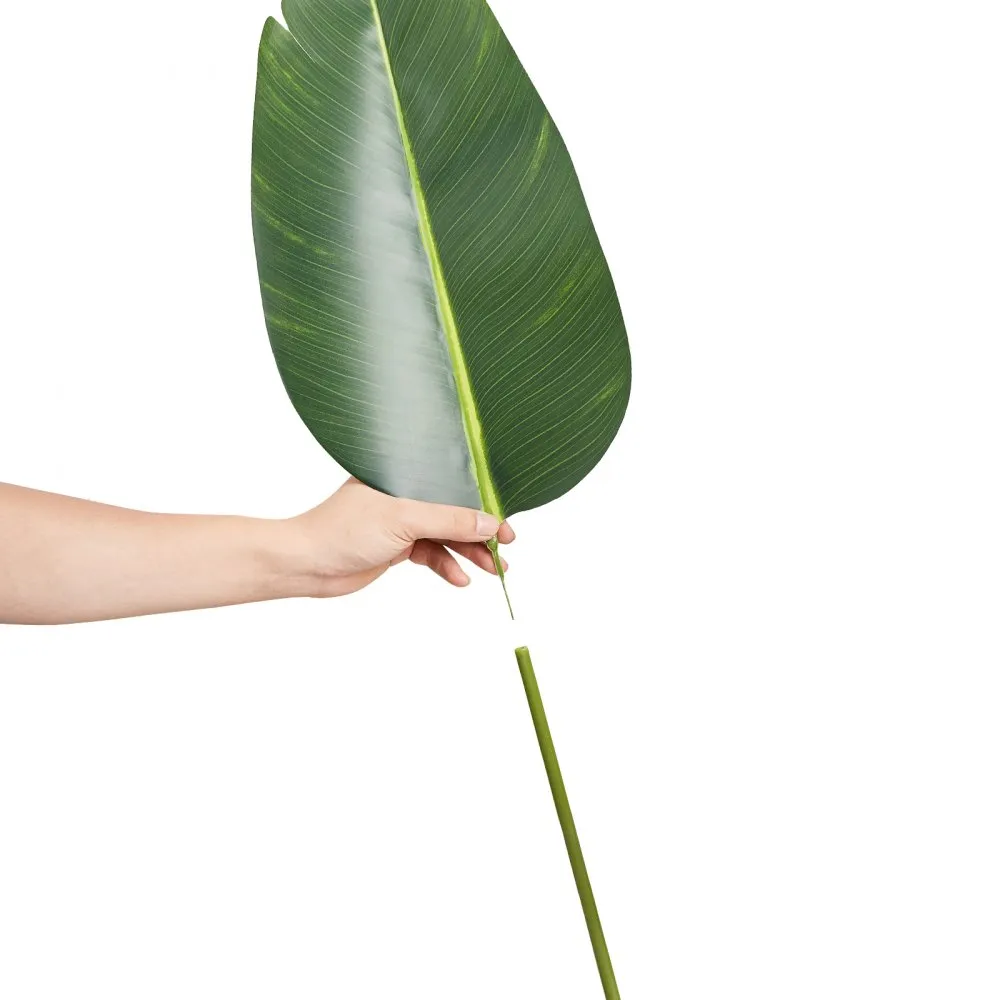 VEVOR Paradijsvogel Kunstmatige 700x700x1524mm Kunstplant PE Kunstplanten Plastic Planten in Pot Kunstbloem Geurloos Waterdicht 