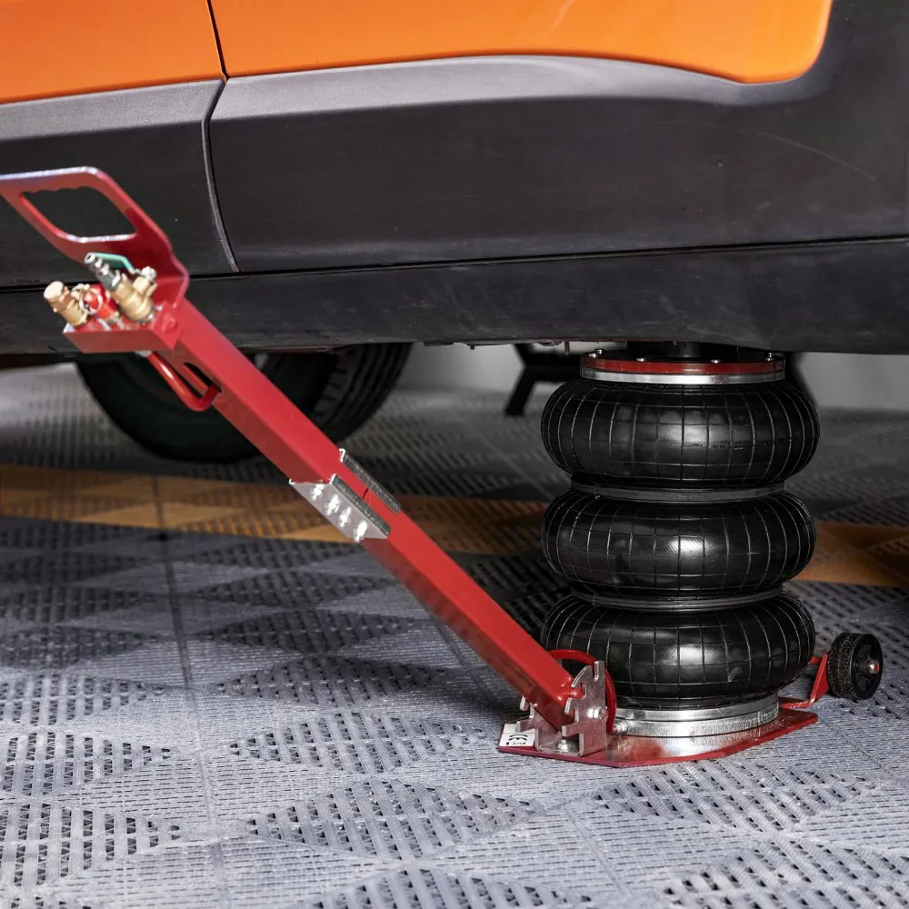 VEVOR PNEUMATISCHE JACK TRIPLE BAG AIR JACK 3T TRIPLE BAG AIR JACK 140450MM HEFHOOGTE AIRBAG AIR JACK 5 MINUTEN LIFT LANGE STEE