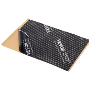 VEVOR set van 10 auto-isolatiematten 0,9m² ontdreuningsmat 368,3x254mm voertuigisolatie 80mil (2 mm) dikte aluminiumfolie geluid