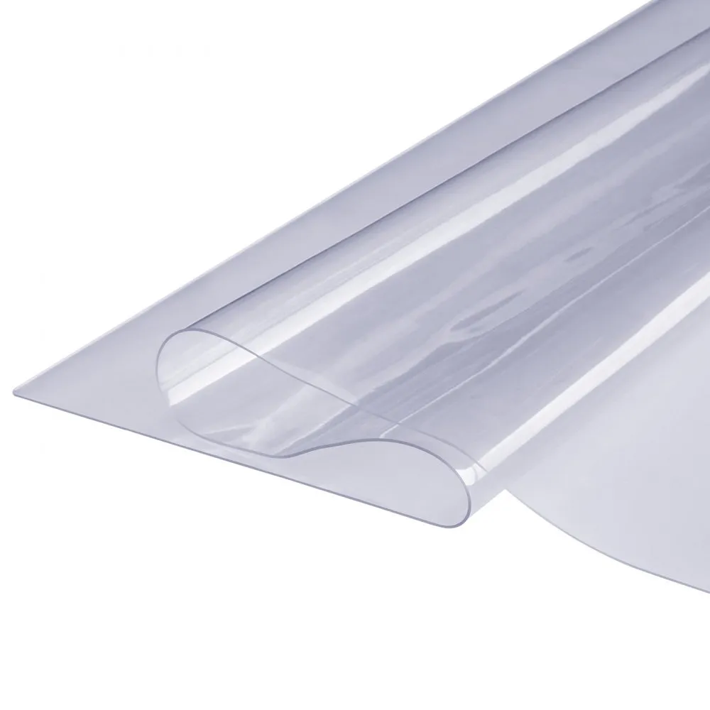 VEVOR tafelfolie tafelbescherming transparant 1,5 mm dikte, tafelbeschermingsfolie PVC 613 x 922 mm rechthoekig tafelkleed tafel