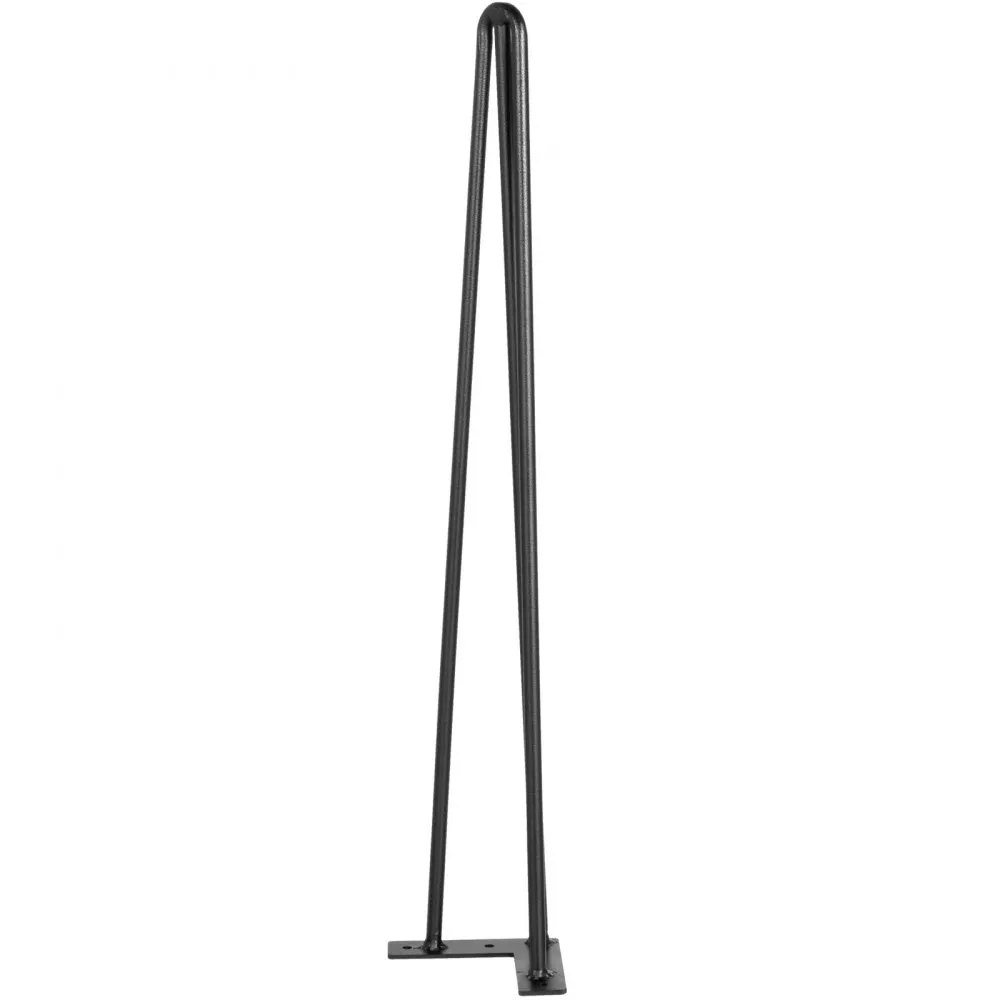 VEVOR Tafelpoot Tafelpoten Haarspeld Tafelpoten Meubilair Metalen Tafelpoten 3 Staven 61cm 4 Stuks