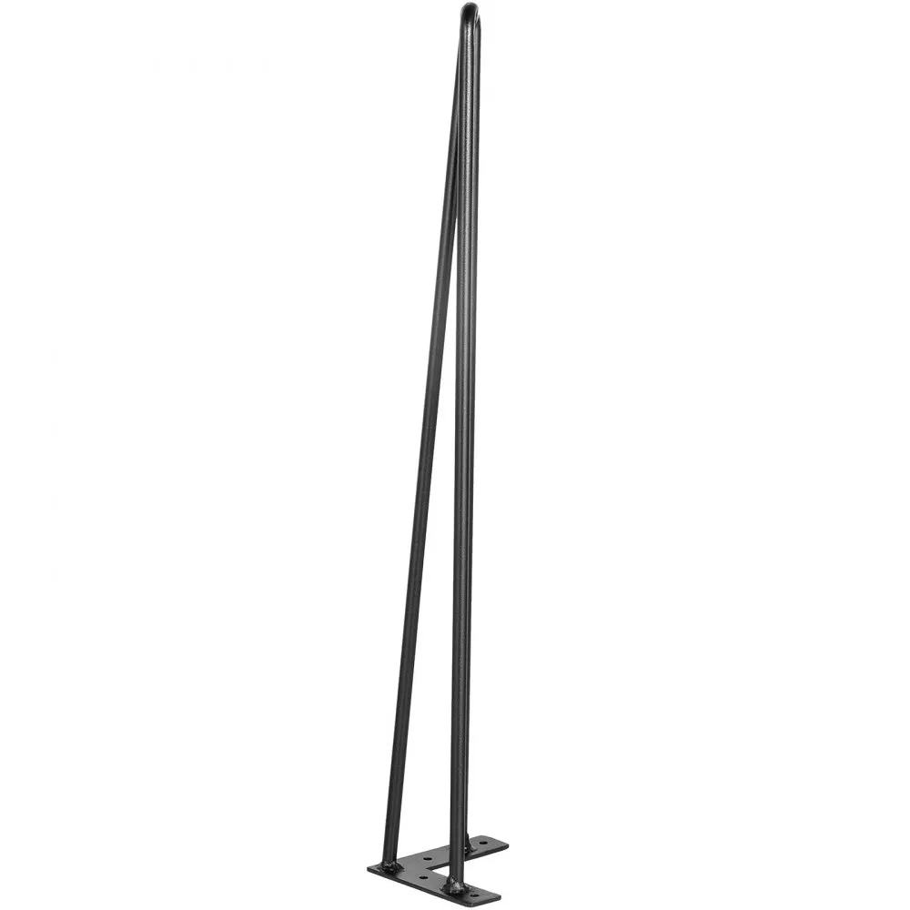 VEVOR Tafelpoot Tafelpoten Haarspeld Tafelpoten Meubilair Metalen Tafelpoten 3 Staven 61cm 4 Stuks