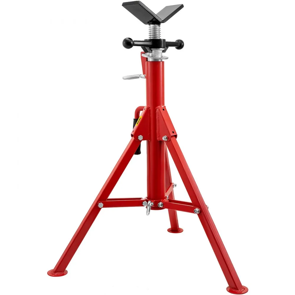 VEVOR VHEAD PIJPSTANDAARD, 1/8"12" CAPACITEIT, VERSTELBARE HOOGTE 28"52", PIJPKRIKSTANDAARD 2500 LB. DRAA