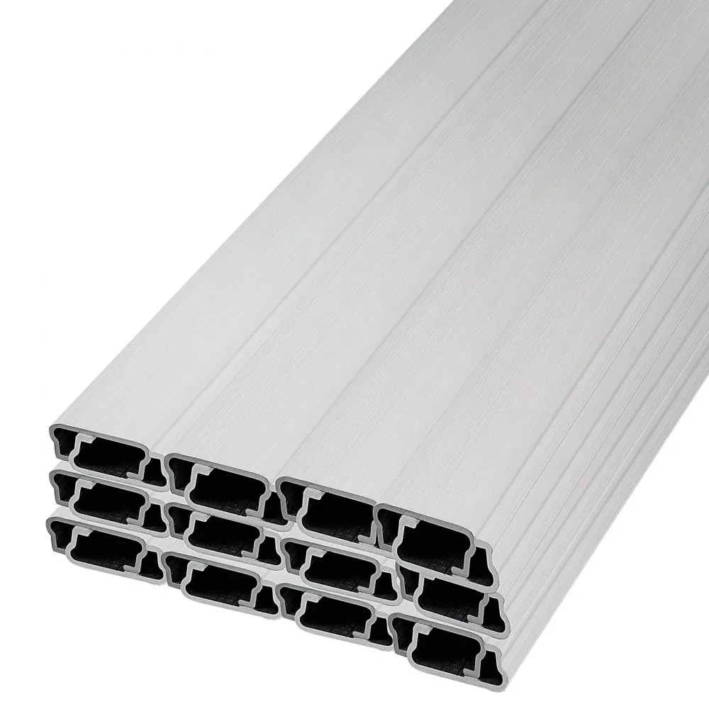 VEVOR VEERDRAAD EN VERGRENDELINGSKANAAL, 2M VEERSLOT EN UKANAALPAKKET VOOR BROEIKAS, 30 X PEGECOATE VEERDRAAD EN ALUMINIUM KAN