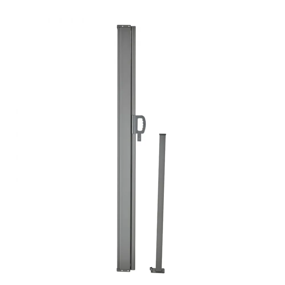 VEVOR ZIJLUIFEL 180 X 350 CM ZIJWANDLUIFEL VAN 180 G/M² POLYESTERWEEFSEL MET PUCOATING LUIFEL UITTREKBARE HANDGREEP MET VEERMEC