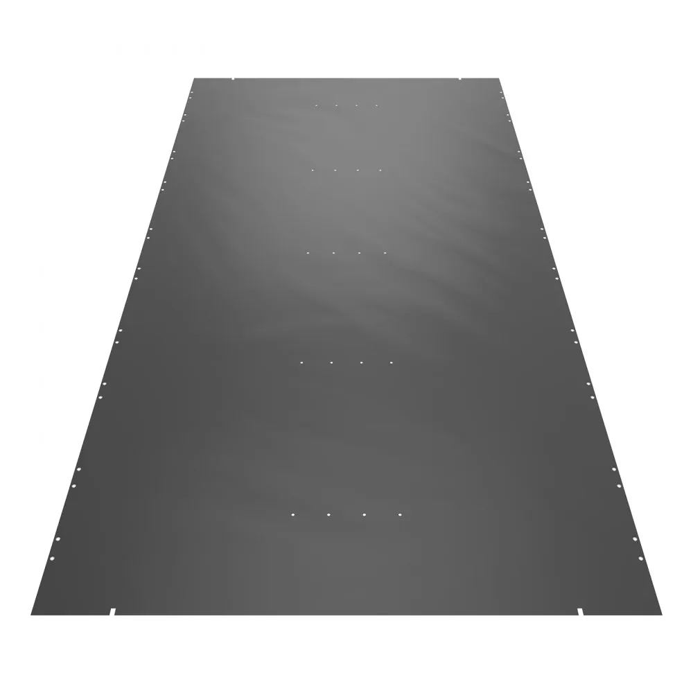VEVOR Zwembadafdekking met Charcoal Afmeting 4x 8 m Afdekking voor Buitenzwembad Zwembadafmetingen 3,7 x 7,7 m Zwembad Afdekzeil